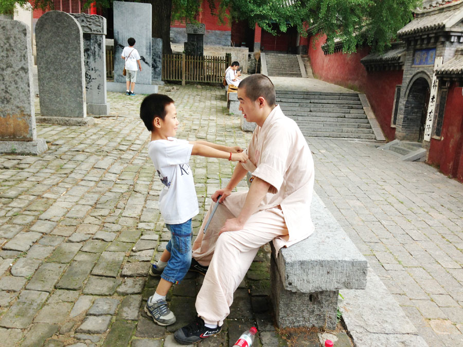 Kung fu summer camp at Shaolin Temple