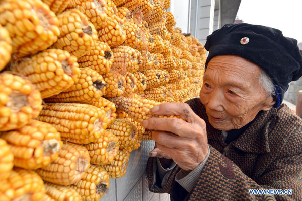 Elders celebrate Chongyang Festival in China