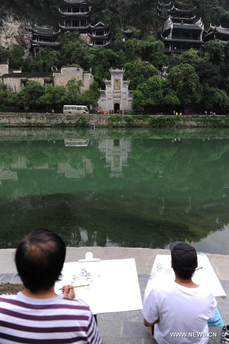 Picturesque ancient town in SW China