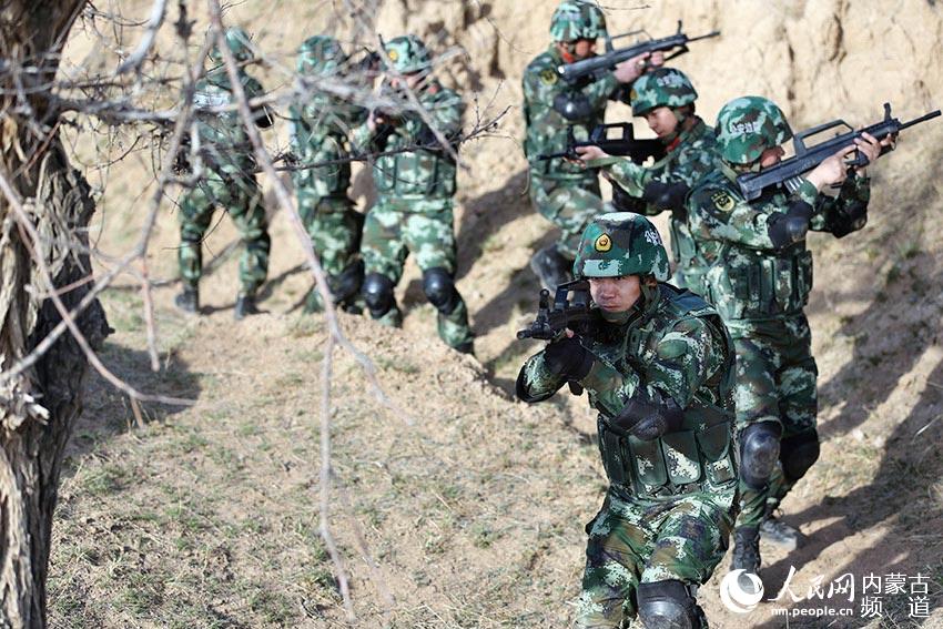 Border security exercise takes place in Baotou