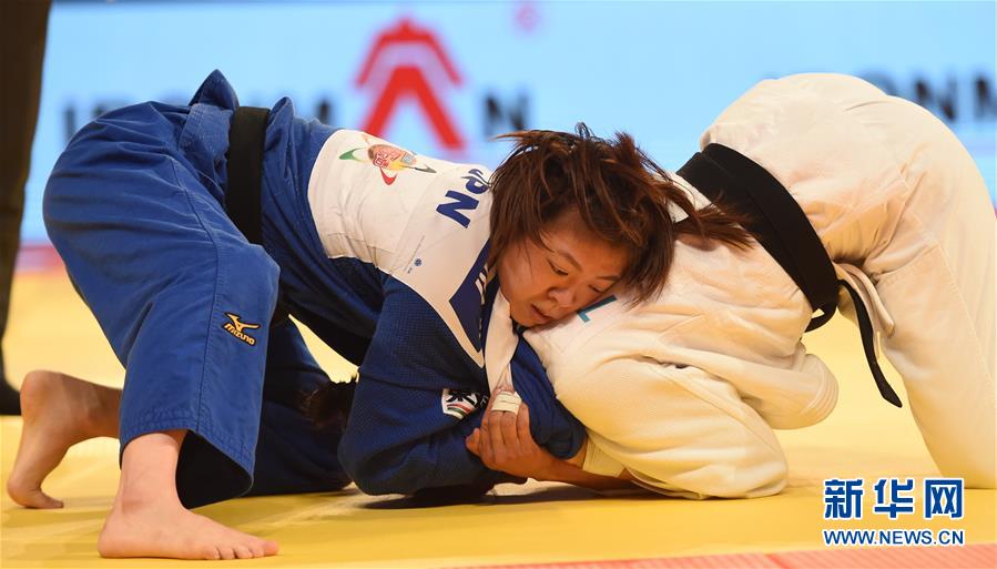 Female judokas compete at Grand Prix Hohhot