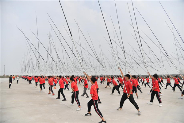 Students bring spring to Olympic opening