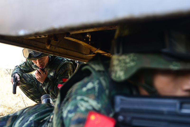 Armed police training underway in Shanxi