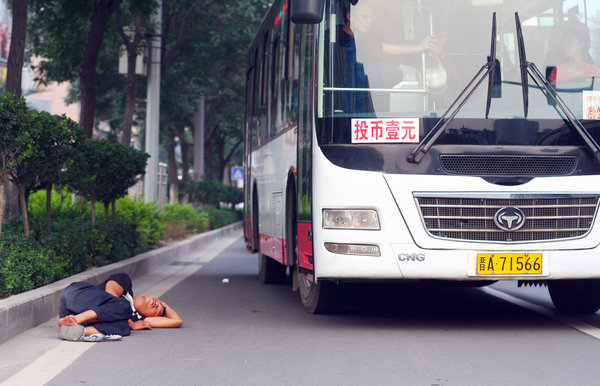 Siesta time in N China