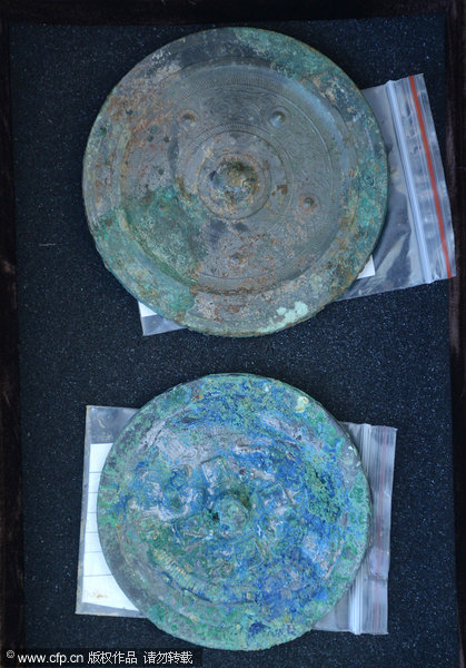 Rare wares from Han Dynasty grave