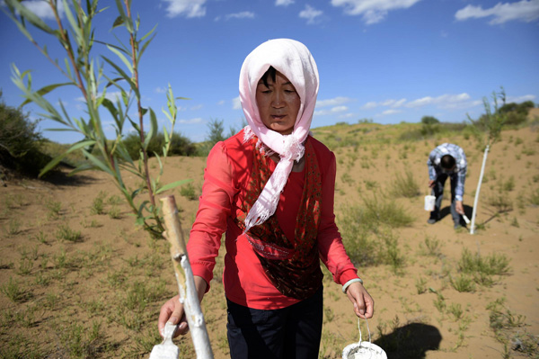 Female environmentalist opens up