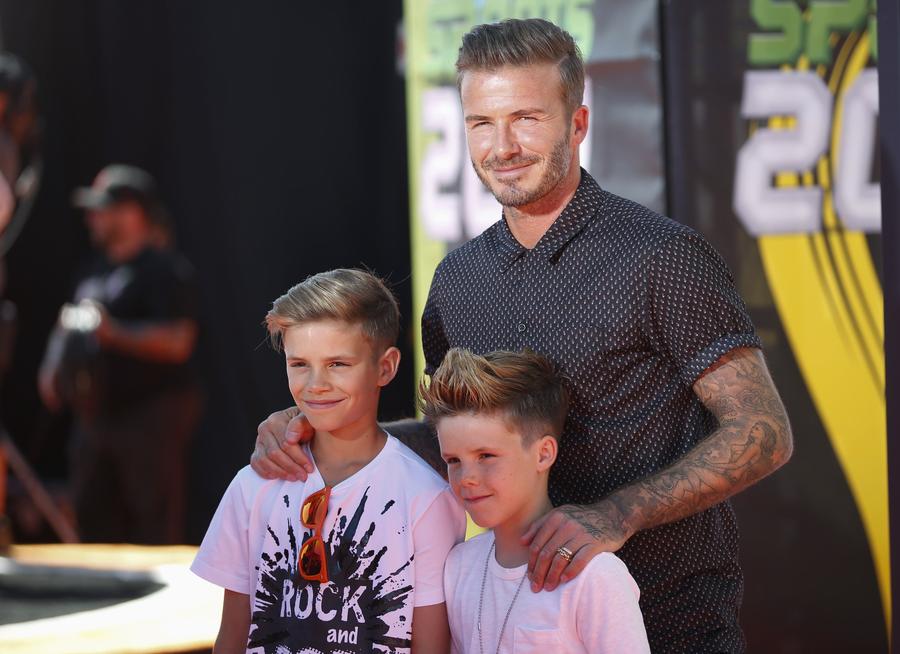 Beckham receives first-ever legend award from Nickelodeon