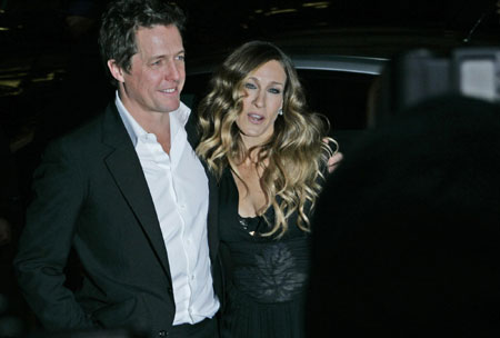 Hugh Grant,Sarah Jessica Parker arrive at premiere of 