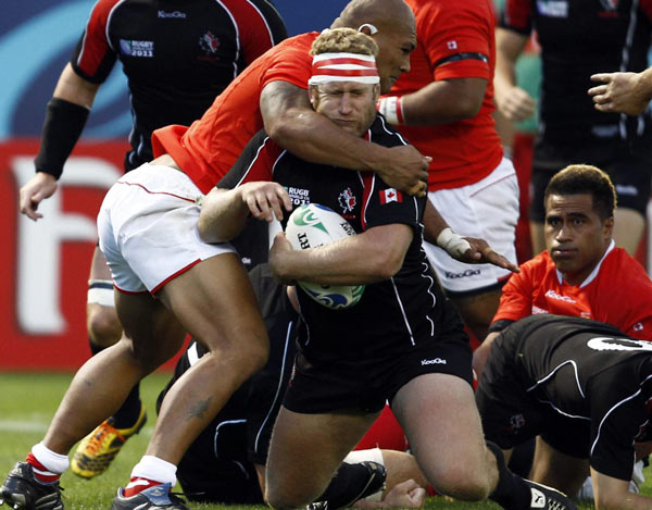 Canada stuns Tonga by late Mackenzie try