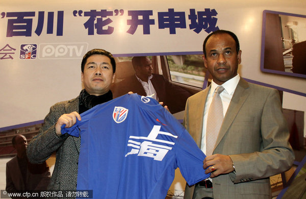 Coach Tigana joins Anelka at Shanghai Shenhua