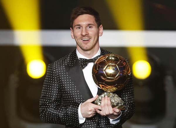 Messi wins Player of the Year for fourth time