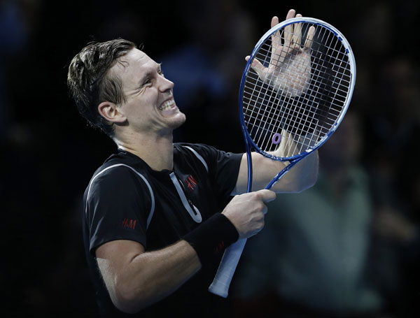 Berdych upset Ferrer in ATP Tour Finals