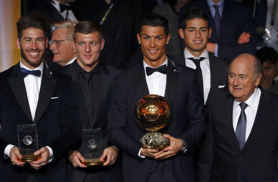 Ronaldo leaves Messi in shade with 3rd Ballon d'Or