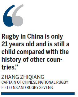 China's rugby on a roll