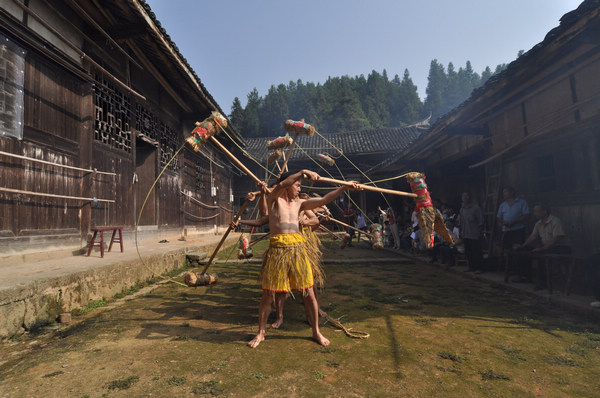 Prayer dance for good harvest