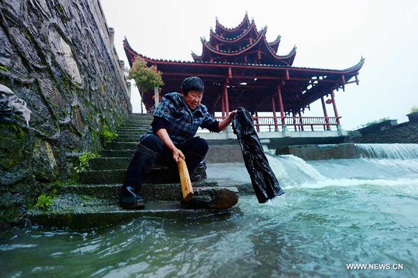 Traditional village of Tujia ethnic group in central China