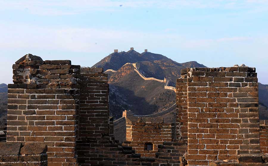 Sublime scenery of Simatai Great Wall in Miyun county, Beijing