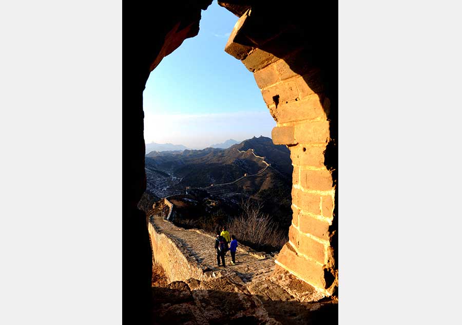 Sublime scenery of Simatai Great Wall in Miyun county, Beijing