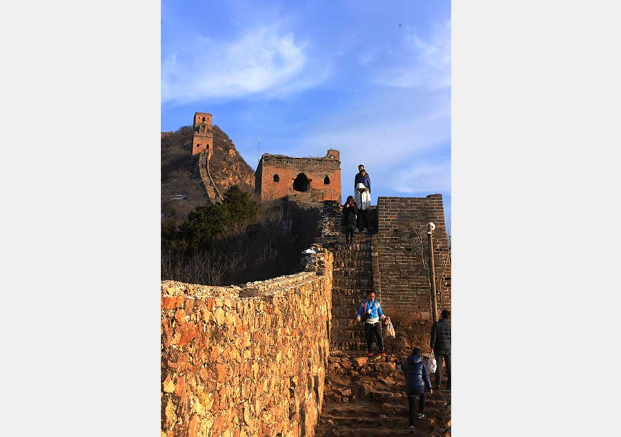 Sublime scenery of Simatai Great Wall in Miyun county, Beijing