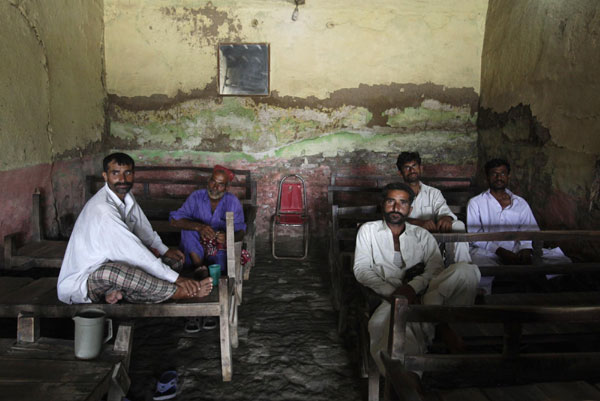 Flood victims in Sukkur, Pakistan