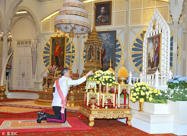 Thai crown prince formally proclaimed king