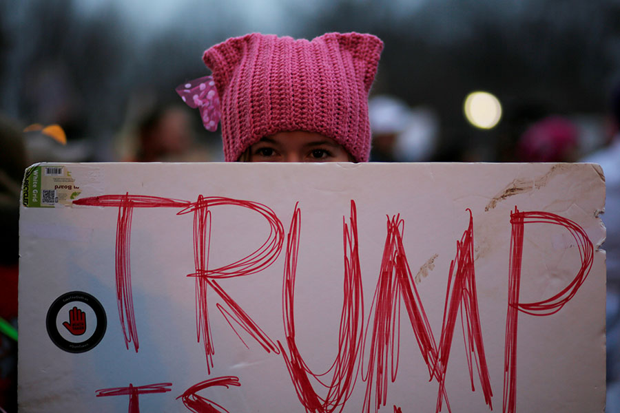 Over one million people stage massive anti-Trump protests across US