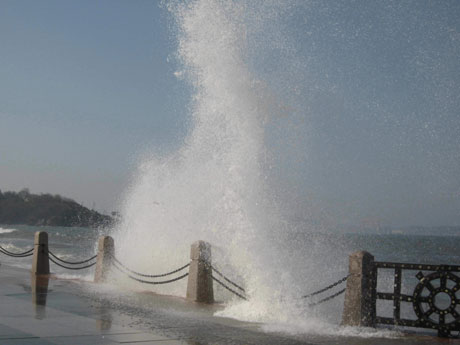 渤海又掀風暴潮