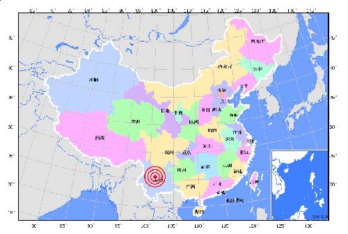 云南姚安地震造成126萬(wàn)人受災(zāi)1人死亡